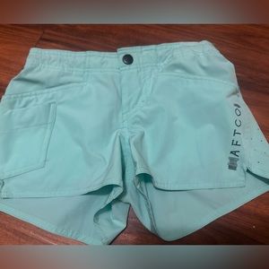 AFTCO WOMENS TEAL SHORTS